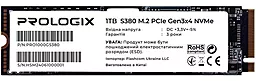 Накопичувач SSD PrologiX S380 1 TB (PRO1000GS380) - фото Накопичувач SSD PrologiX S380 1 TB (PRO1000GS380)