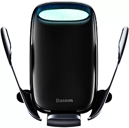 Автотримач з бездротовою зарядкою Baseus Milky Way Electric Bracket Wireless Charger 15W Black (WXHW02-01) - мініатюра 2