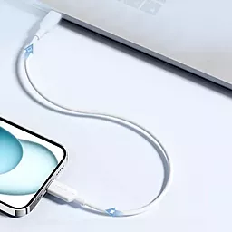Кабель Vention USB Type-C - Type-C 60w 3a 2м PD cable White (TRCWH) - мініатюра 3 Кабель Vention USB Type-C - Type-C 60w 3a 2м PD cable White (TRCWH) - мініатюра 3