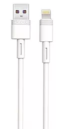 Кабель USB XO NB-Q166 Quick Charge 5a Lightning Cable White