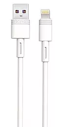Кабель XO NB-Q166 USB-A - Lightning 12w 5a 1м cable White - фото Кабель XO NB-Q166 USB-A - Lightning 12w 5a 1м cable White
