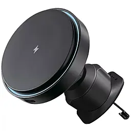 Автодержатель с беспроводной зарядкой Proove Light Circle 15W Black (WHLC15010001) - фото Автодержатель с беспроводной зарядкой Proove Light Circle 15W Black (WHLC15010001)