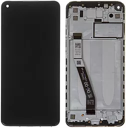 Дисплей Xiaomi Redmi Note 9 4G Global Version, Redmi 10X 4G с тачскрином и рамкой, Black (Уценка)