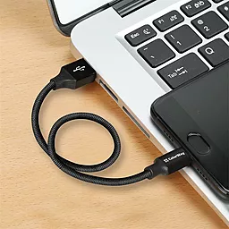 USB Кабель ColorWay 2.4A micro USB Cable Black (CW-CBUM048-BK) - мініатюра 6