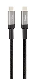 Кабель Gelius GP-UC105 Pro G-Power USB Type-C - Type-C 100w 5a 1м PD cable Black - фото Кабель Gelius GP-UC105 Pro G-Power USB Type-C - Type-C 100w 5a 1м PD cable Black
