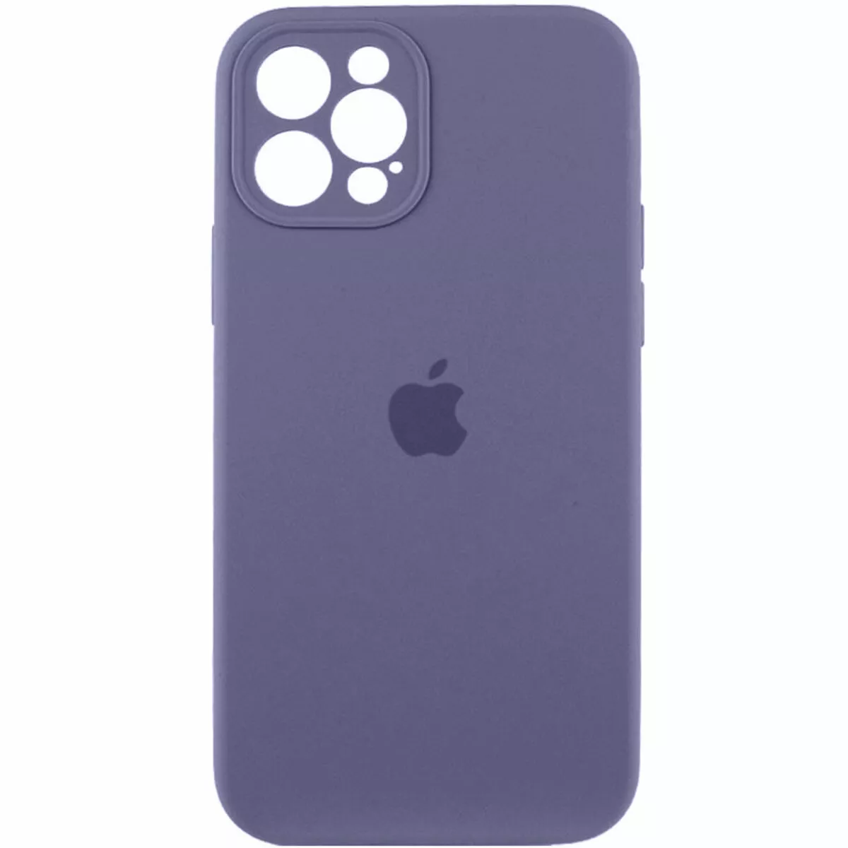 Чехол Silicone Case Full Camera для Apple iPhone 12 Pro Max Lavender Grey - фото 1