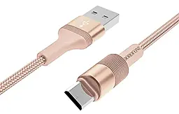 Кабель Borofone BX21 USB-A - micro USB 12w 2.4a 1м cable Rose/Gold - мініатюра 2 Кабель Borofone BX21 USB-A - micro USB 12w 2.4a 1м cable Rose/Gold - мініатюра 2