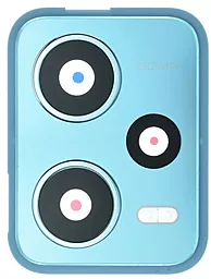 Стекло камеры Xiaomi Redmi Note 12 Pro 5G с рамкой Original Frosted Blue (Sky Blue) - фото Стекло камеры Xiaomi Redmi Note 12 Pro 5G с рамкой Original Frosted Blue (Sky Blue)
