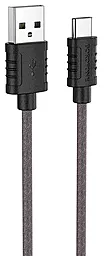 Кабель USB Borofone BX52 USB Type-C Cable 3A Black
