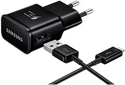 Сетевое зарядное устройство с быстрой зарядкой Samsung Fast Charge + Type-C USB Cable Black (EP-TA20EBECGRU)