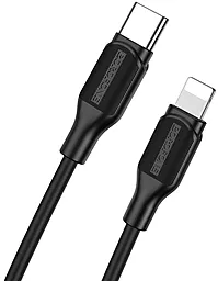 USB PD Кабель Borofone BX42 3A USB Type-C - Lightning Cable Black - мініатюра 2