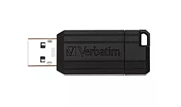 Флешка Verbatim 16Gb Store'n'Go PinStripe (49063) Black - фото Флешка Verbatim 16Gb Store'n'Go PinStripe (49063) Black