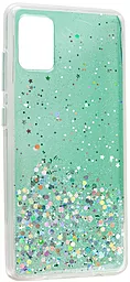 Чехол Epik Star Glitter Samsung A515 Galaxy A51 Clear/Mint