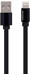 Кабель Borofone BU8 Glory USB-A - Lightning 12w 2.4a 1.2м cable Black - фото Кабель Borofone BU8 Glory USB-A - Lightning 12w 2.4a 1.2м cable Black