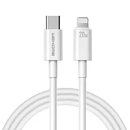 Кабель WK USB Type-C - Lightning 20w 3a 1м PD сable White (WDC-168)
