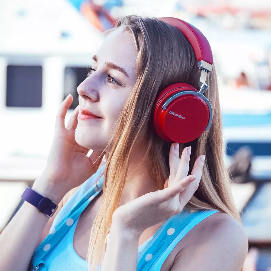 Наушники Bluedio T4 Red - фото 6