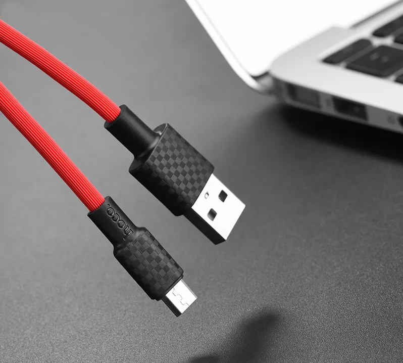 Кабель Hoco X29 Superior Style USB-A - micro USB 10w 1м cable Red - фото 4
