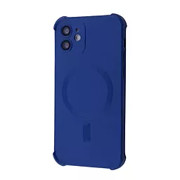 Чехол 1TOUCH Silk Touch Case with MagSafe для Apple iPhone 12 Blue