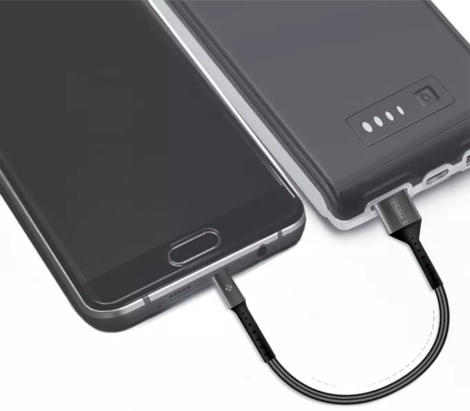 Кабель Intaleo CB0 USB-A - micro USB 12w 2.4a 0.2м cable Black/Grey (1283126495632) - фото 3