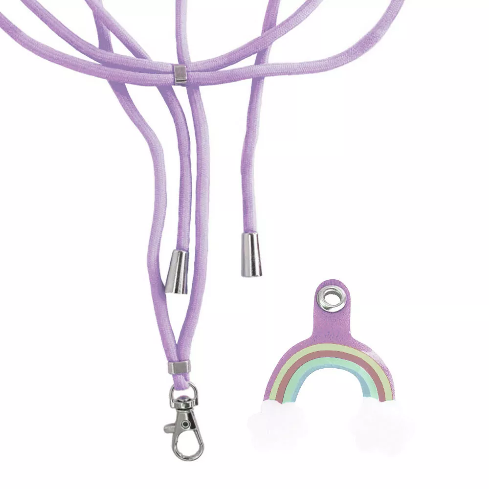 Шнурок на шию Rainbow — Lavander  - фото 1