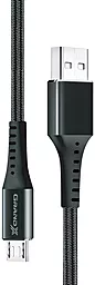 Кабель Grand-X USB-A - micro USB 15w 3a 1.2м cable Black (FM-12B) - фото Кабель Grand-X USB-A - micro USB 15w 3a 1.2м cable Black (FM-12B)