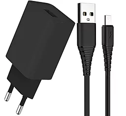 Сетевое зарядное устройство ColorWay 2a home charger + micro USB cable black (CW-CHS012CM-BK) - фото Сетевое зарядное устройство ColorWay 2a home charger + micro USB cable black (CW-CHS012CM-BK)