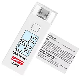 USB тестер UNI-T UT658 (ток, емкость, напряжение) - миниатюра 3
