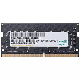 Оперативна пам'ять для ноутбука Apacer SoDIMM DDR4 8GB 2400 MHz (ES.08G2T.GFH)