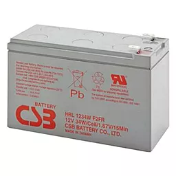 Аккумуляторная батарея CSB 12V 9Ah (HRL1234WF2FR)