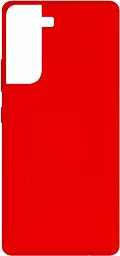 Чехол Epik Silicone Cover Full without Logo (A) Samsung G991 Galaxy S21 Red