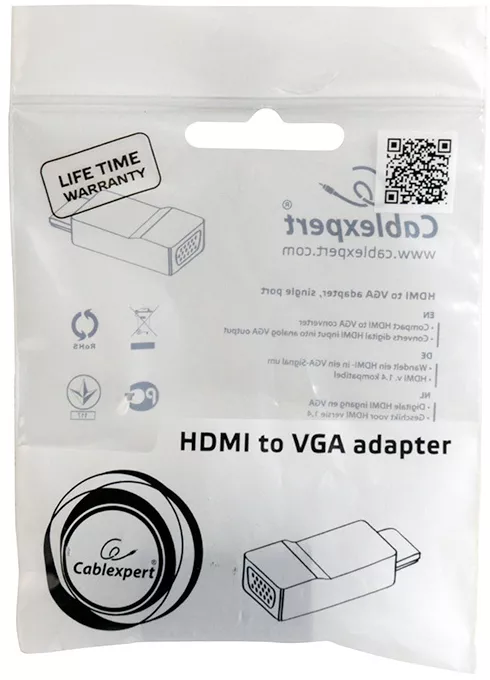 Видео переходник (адаптер) HDMI > VGA (A-HDMI-VGA-001) Cablexpert - фото 5