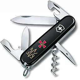 Мультитул Victorinox Spartan Army (1.3603.3_W1015u) Black Эмблема ВСУ + Трезубец ЗСУ бронзовый - фото Мультитул Victorinox Spartan Army (1.3603.3_W1015u) Black Эмблема ВСУ + Трезубец ЗСУ бронзовый