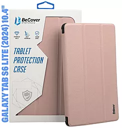Чехол для планшета BeCover Smart Case для Samsung Galaxy Tab S6 Lite (2024) 10.4" P620/P625/P627 Rose Gold (710818) - фото Чехол для планшета BeCover Smart Case для Samsung Galaxy Tab S6 Lite (2024) 10.4" P620/P625/P627 Rose Gold (710818)