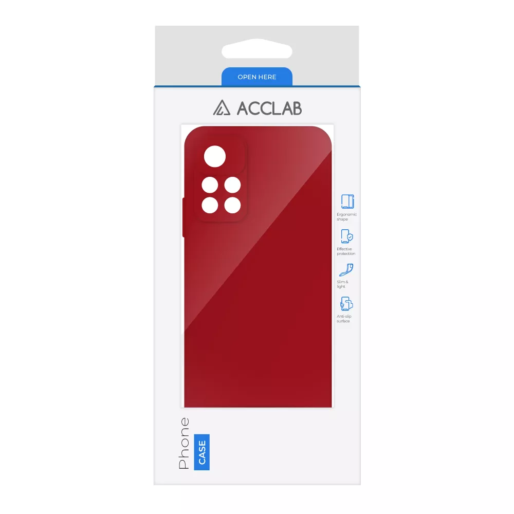 Чехол ACCLAB SoftShell для Xiaomi Poco M4 Pro 5G Red - фото 2