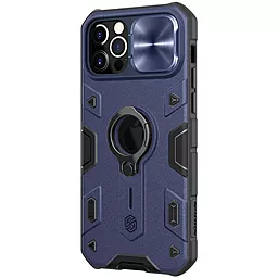 Чохол Nillkin TPU+PC CamShield Armor (шторка камеру) Apple iPhone 12 Pro, iPhone 12 Blue - мініатюра 2