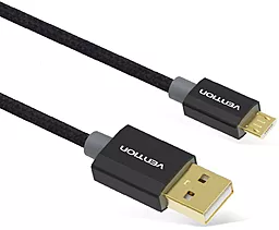 USB Кабель Vention 1.5M micro USB Cable Black (CADBG)