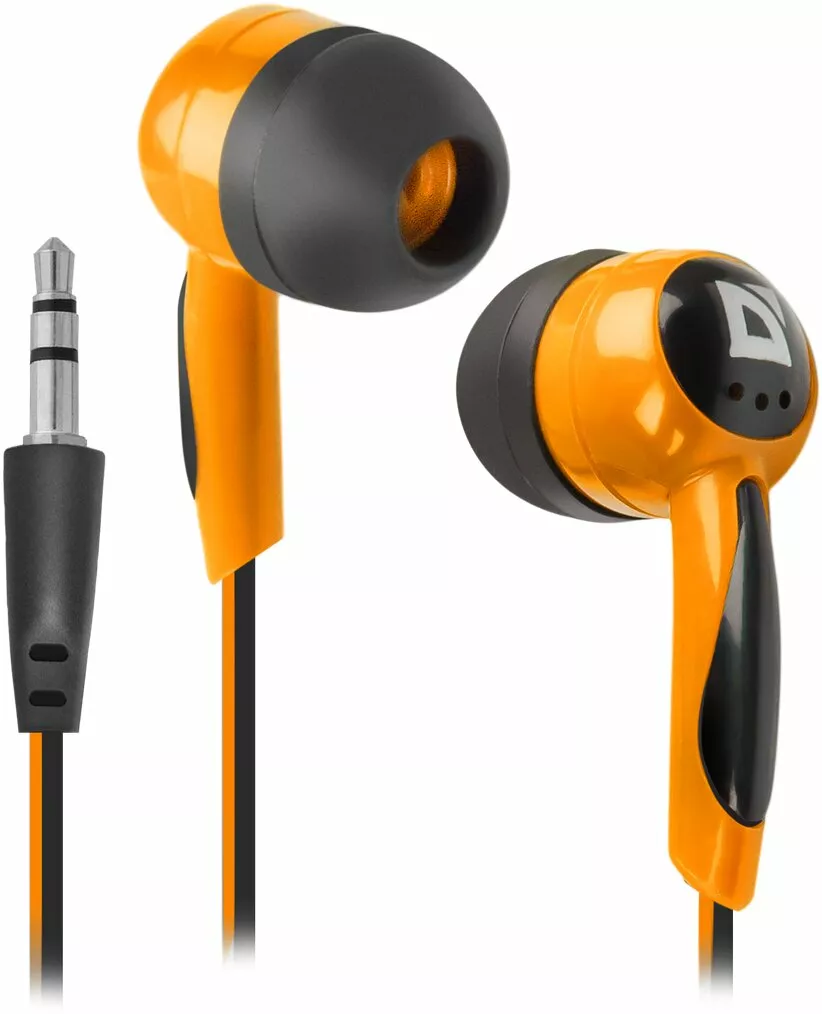 Наушники Defender Basic-604 Orange (63606) - фото 1