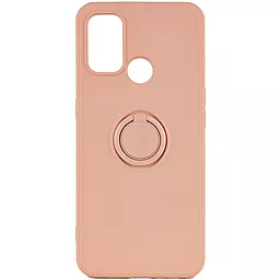 Чехол Epik TPU Candy Ring для Oppo A53 Розовый / Pink Sand
