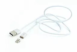 Кабель USB Cablexpert Magnetic USB Type-C Cable White (CC-USB2-AMUCMM-1M)