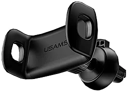 Держатель Usams USAMS US-ZJ039 Air Vent U Series Black - фото Держатель Usams USAMS US-ZJ039 Air Vent U Series Black