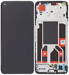 Дисплей Oppo Reno 8 5G з тачскріном і рамкою, (OLED), Black