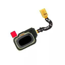 Шлейф Samsung Galaxy A8 A530 / Galaxy A8 Plus 2018 A730 со сканером отпечатка пальца Black
