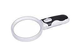 Лупа ручная Magnifier 77390A 90мм/2.5х с LED подсветкой