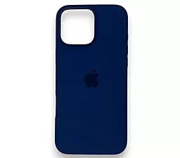 Чохол Silicone Case Full with MagSafe для Apple iPhone 16 Pro Max Denim - фото Чохол Silicone Case Full with MagSafe для Apple iPhone 16 Pro Max Denim