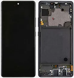 Дисплей Samsung Galaxy A71 5G A716 с тачскрином и рамкой, оригинал, Black - фото Дисплей Samsung Galaxy A71 5G A716 с тачскрином и рамкой, оригинал, Black