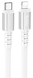 USB PD Кабель Hoco X85 Strength 20W USB Type-C - Lightning Cable White