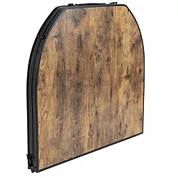 Стол Bo-Camp Woodbine Oval 150x80 cm Black/Wood look (1404230) - миниатюра 5