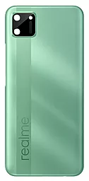 Задняя крышка корпуса Realme C11 со стеклом камеры Original Mint Green
