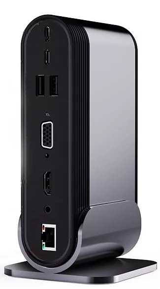 Мультипортовый USB Type-C хаб Baseus Station Three-Screen Multifunctional USB-C -> Adapter (CAHUB-DG0G) - фото 3