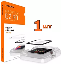 Захисне скло Spigen для Apple Watch 4/5/6/SE (44mm) EZ FiT, Pro Flex (1шт), (AFL00922)